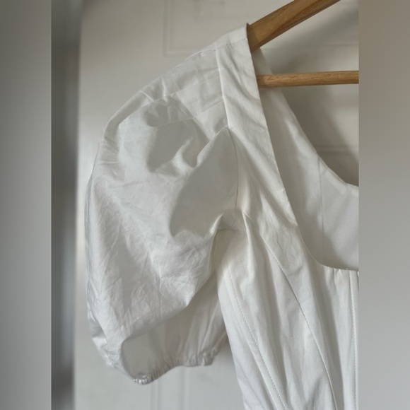 MISSGUIDED White Puff-Sleeve Blouse - Picture 4 of 10